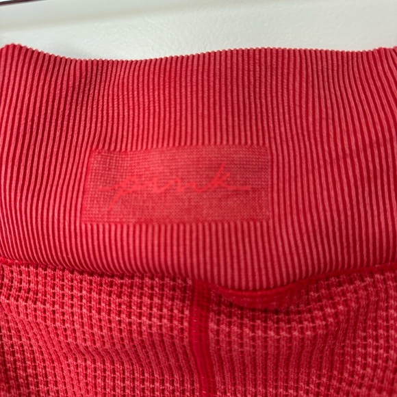 Victoria Secrets Pink Active Legging Waffle Knit - Picture 5 of 5